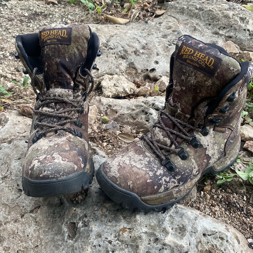 RedHead Kids Outdoor Camo Boots (waterproof) worn twice!
